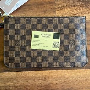 Louis Vuitton Neverfull Pochette Damier Large